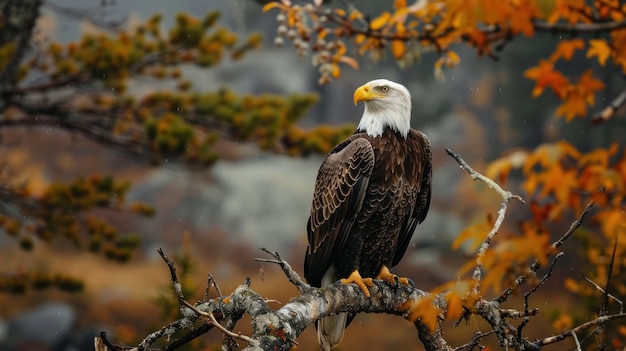 an eagle in the wild