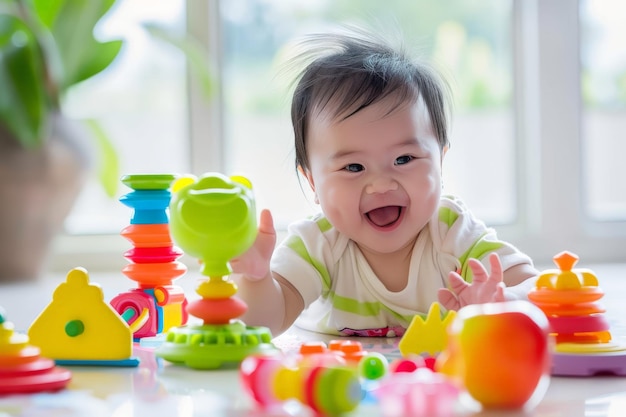 early education happy baby