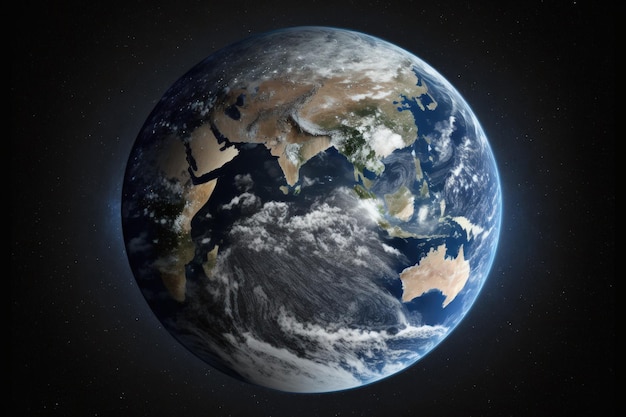 Earth as seen from space This images components were provided by NASA