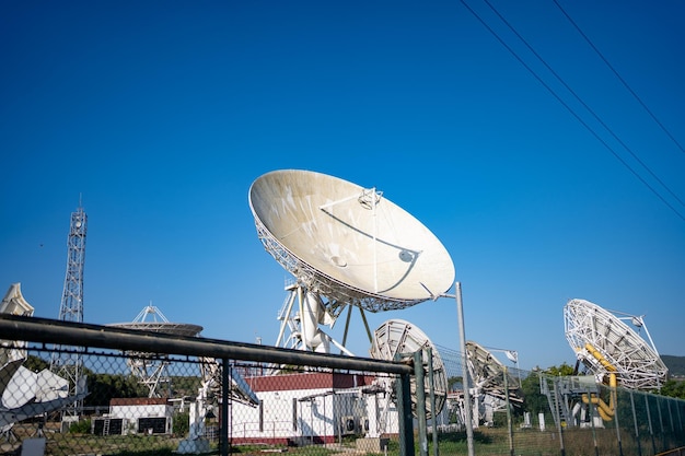 Earth based astronomical radio telescope