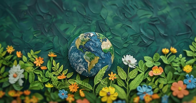 Earth Day Harmony EcoFriendly Background