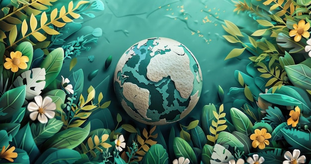 Earth Day Harmony EcoFriendly Background