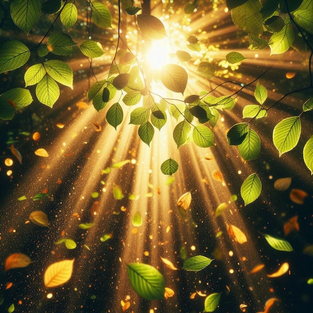 Earth Day Message The Enduring Beauty of Sunlight Through Leaves