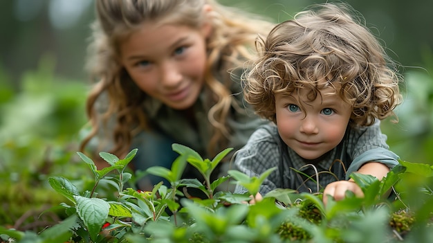 Photo earth day nature exploration guided tour family student outdoor enthusiasts discover beauty of earth