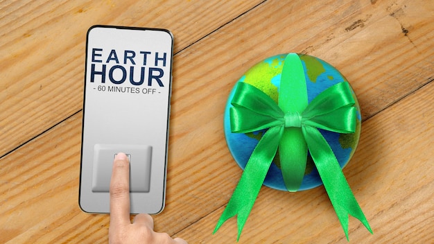 Earth Hour Concept