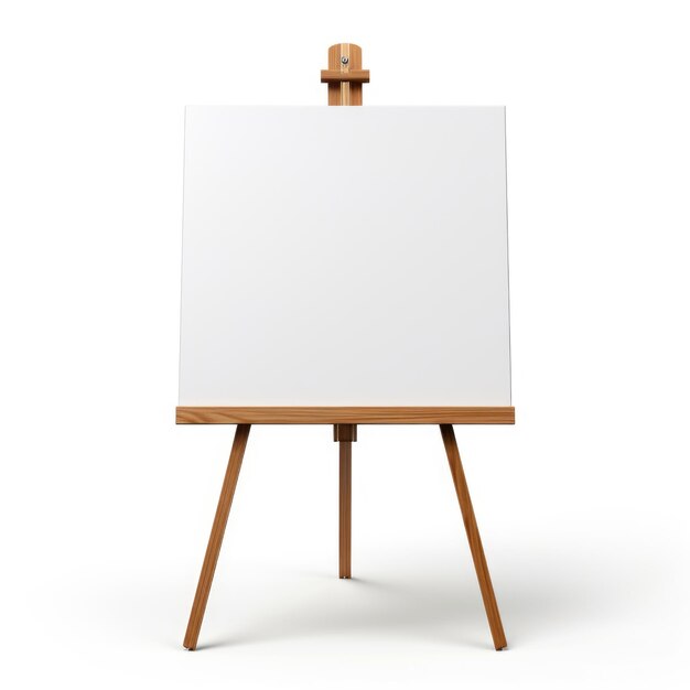 EaselStyle Dry Erase Board isolated on transparent background Generative AI