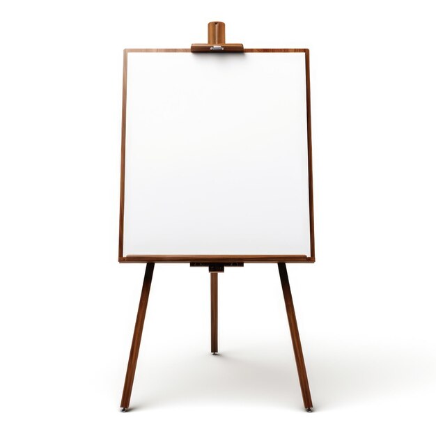 EaselStyle Dry Erase Board isolated on transparent background Generative AI