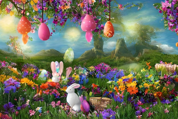 Easter Background Happy Easter Background Easter Day Background Easter Bunny Easter Egg