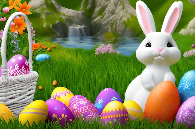 Easter Background Happy Easter Background Easter Day Background Easter Bunny Easter Egg