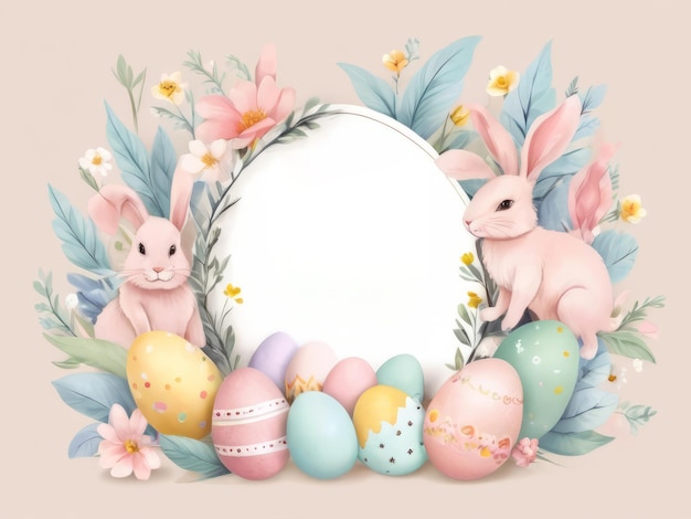 Easter Banners with Copy Space