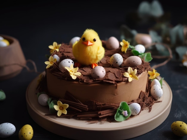 Easter cake generative ai