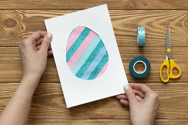 Easter card, do it yourself tutorial