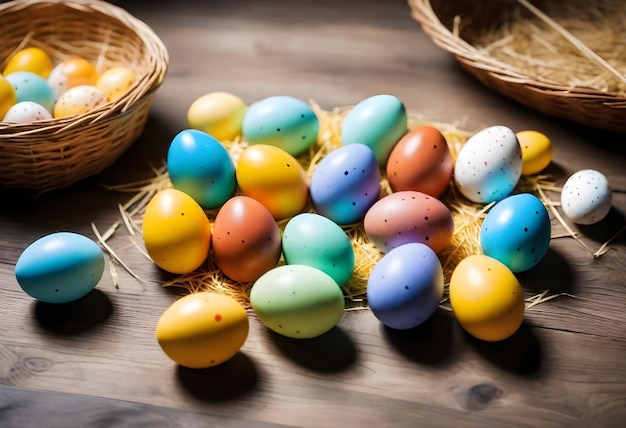 Easter Decorations Background