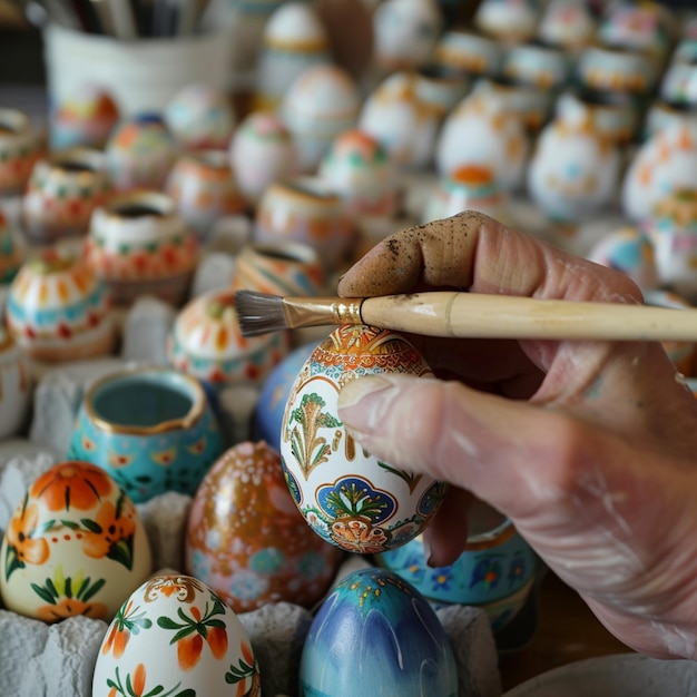 Easter Egg Painting Tradition in Austria