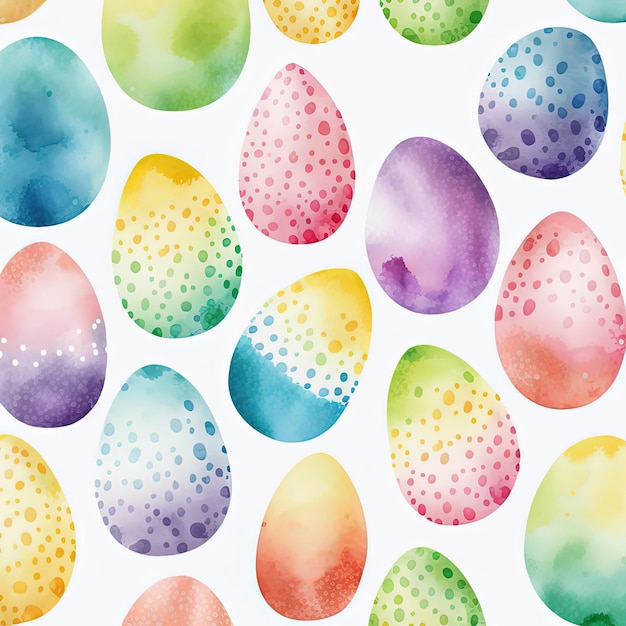 Easter eggs pattern