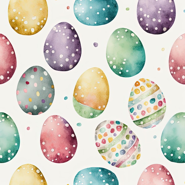 Easter eggs pattern