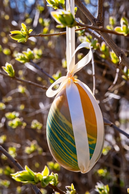 Easter eggs with chocolate with a surprise inside.