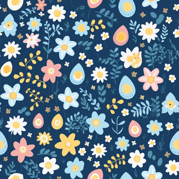 Easter Floral Pattern 21