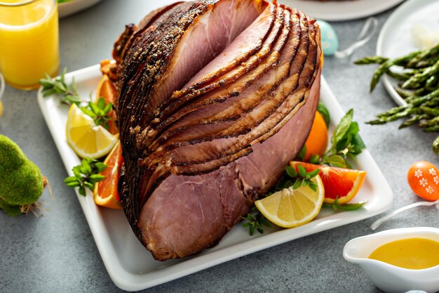 Easter ham for brunch