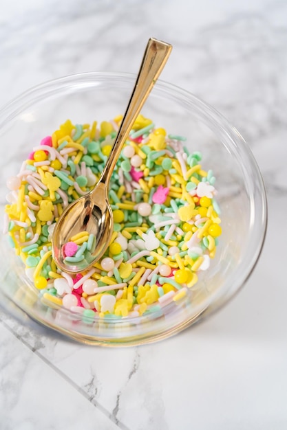 Easter Lemon Cookies with White Chocolate