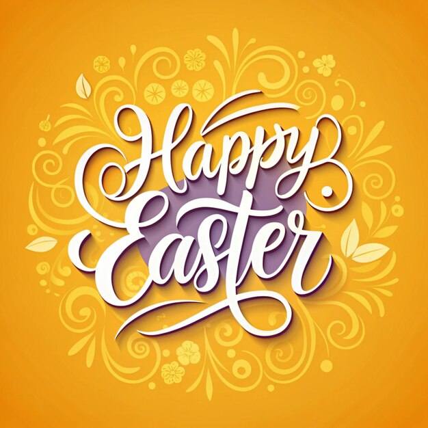 Easter Lettering Design