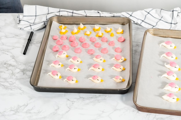 Easter Meringue Cookies