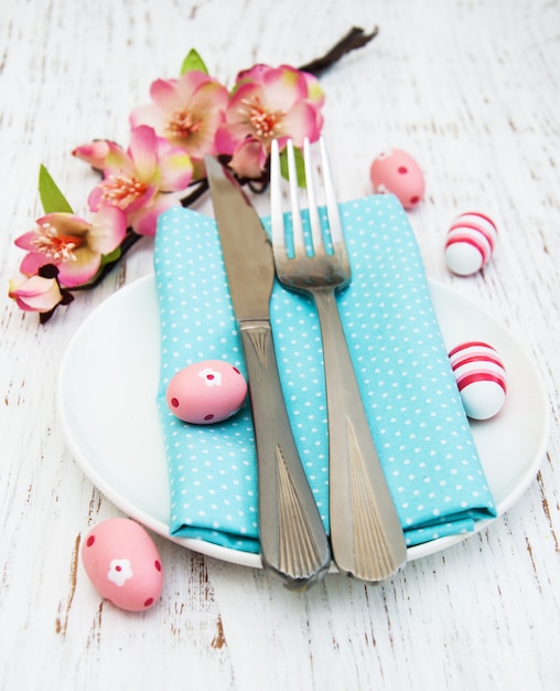 Easter table setting