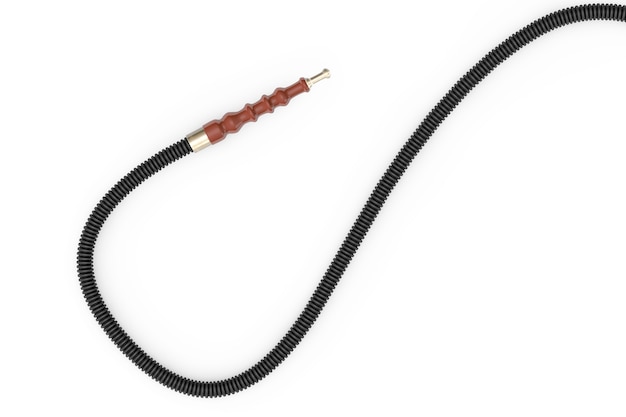 Eastern Hookah Hose on a white background