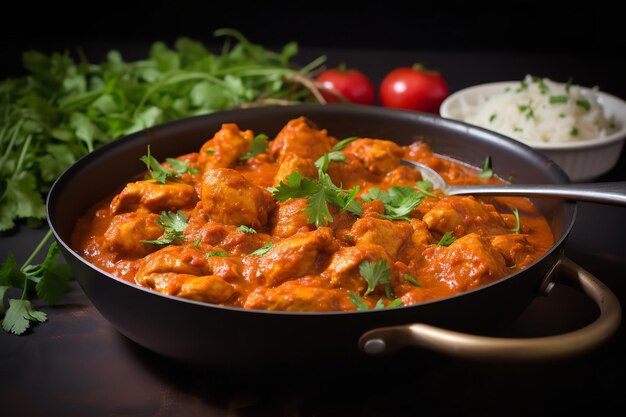 Photo easy chicken curry indian food