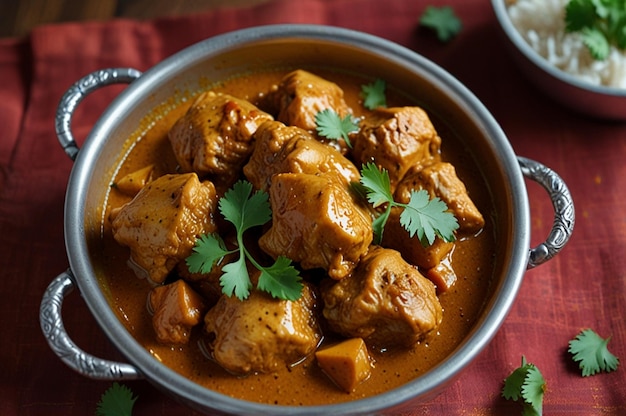 Photo easy chicken curry indian food