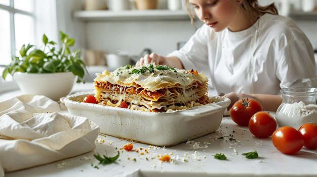 Photo easy lasagna recipe for beginners stepbystep guide