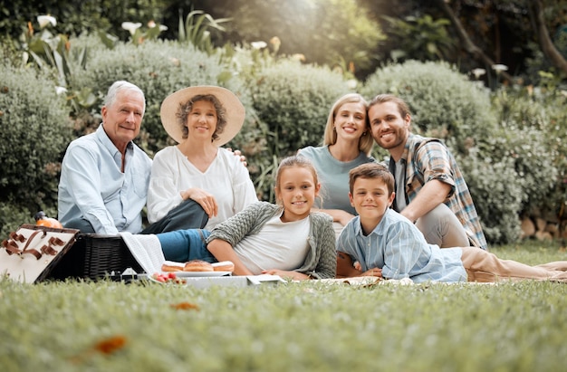 Easy like sunday morning Shot of a multigenerational family spending time together outdoors