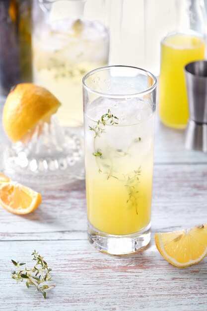 Easy summer cocktail  Limoncello  fresh lemon juice vodka and club soda or sparkling water