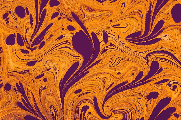 Ebru marbling floral patterns Unique art Liquid marbling texture background