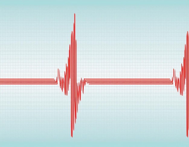 ECG and Pulse Wave Background Concept