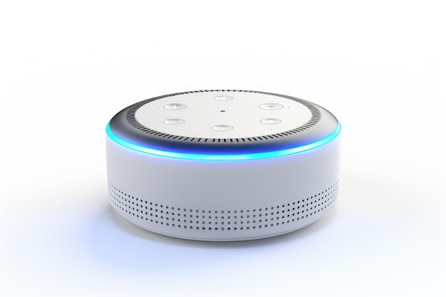 The Echo Dot Isolated On White Background