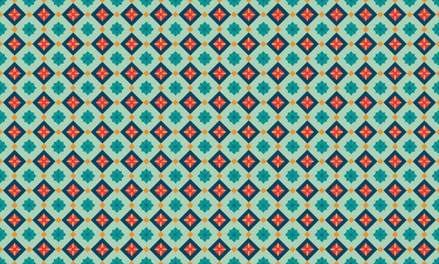 Eclectic Design Geometric Shapes Seamless Pattern for Wallpaper Background