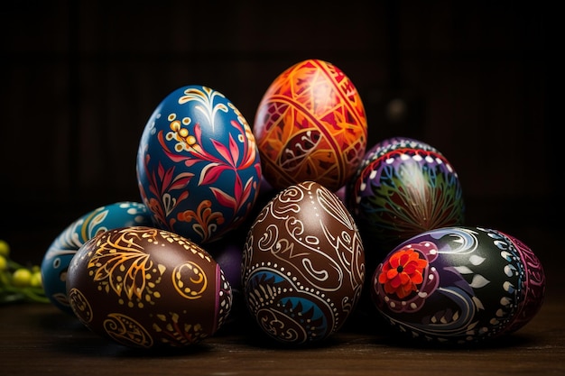 Eclectic Mix of Easter Eggs