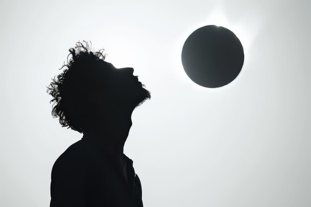 Photo eclipse viewing photo isolated in transparent background