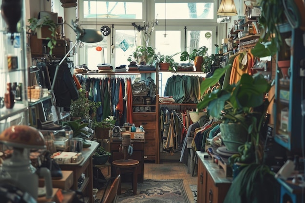 Eco Conscious Shopping at a Sustainable Thrift Store