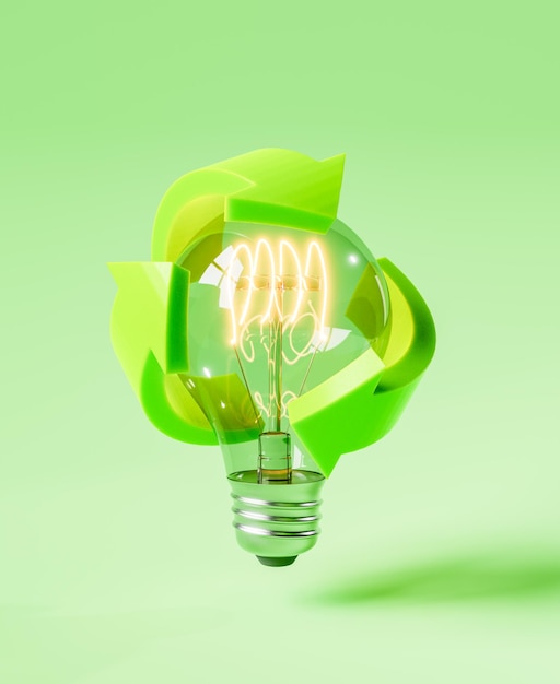 Eco friendly recyclable light bulb