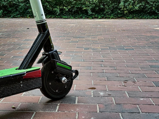 Eco friendly rental electric scooter bike vehicle