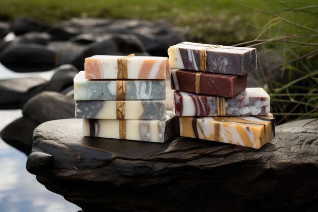 Eco friendly zero waste soap bars crafted by hand with natural ingredients