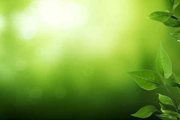 eco green background and copy space