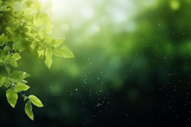 eco green background and copy space