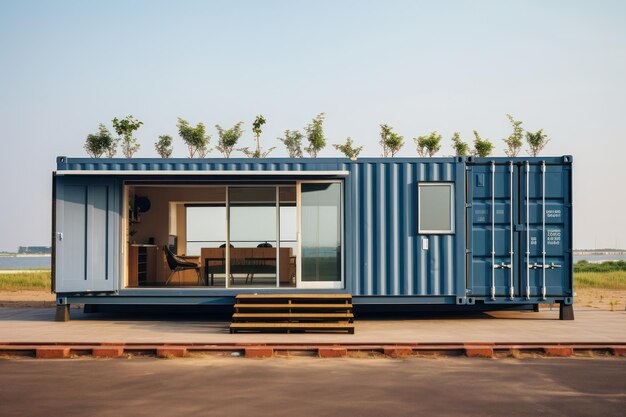 EcoChic Living Discover Container House an Innovative and Portable Tiny Home for Sustainability