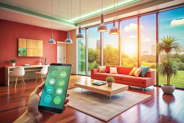 EcoConscious Living AIDesigned Interiors for Smart Homes