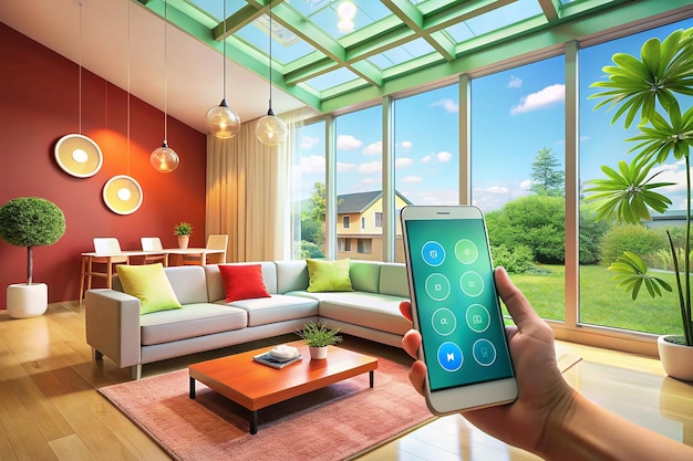 EcoConscious Living AIDesigned Interiors for Smart Homes