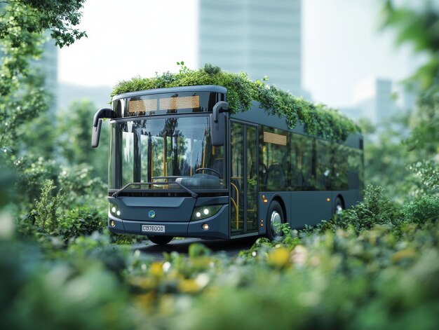 EcoFriendly Buses in Urban Settings