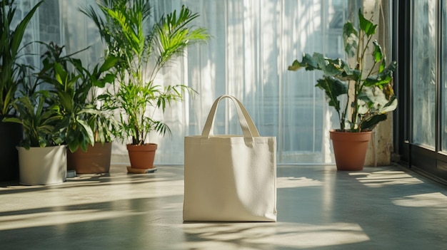 EcoFriendly Tote Bag in a Natural Setting